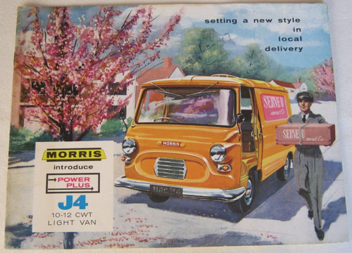 1961 morris cwt light - j4,