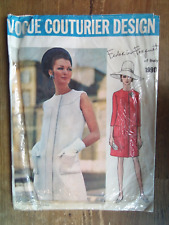 1990 Federico Forquet Step In Dress S14 Vogue Couturier Design Sewing Pattern