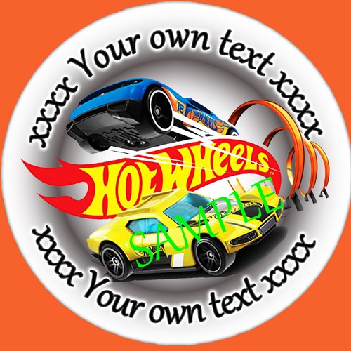 For hot wheels theme party - hot,