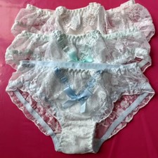 3Pcs Girls Lolita Panties Lace