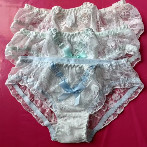 3pcs girls lolita panties lace - girls,