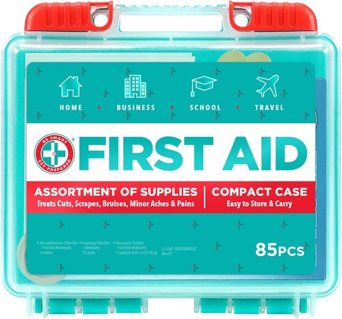 Piece first aid kit - first, clean