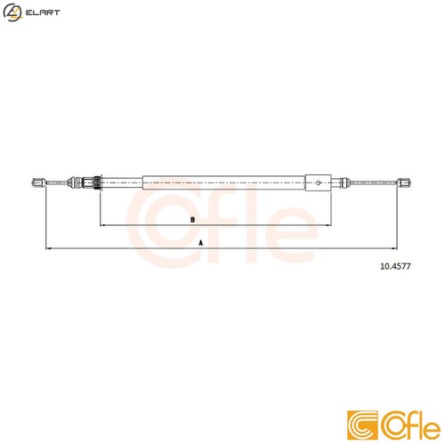 Cable pull parking - pull, brake