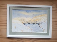 Framed original watercolour