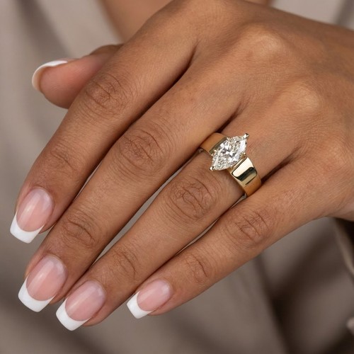 Solitaire engagement ring - solitaire,