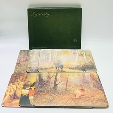 DYNASTY AUSTRALIA VINTAGE SCENIC 6 DINNER TABLE MATS PLACEMATS