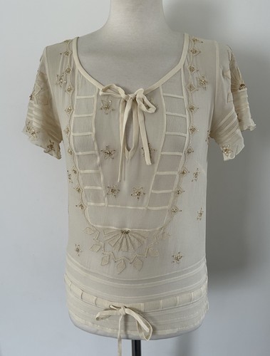 Temperley cream embroidered - temperley,