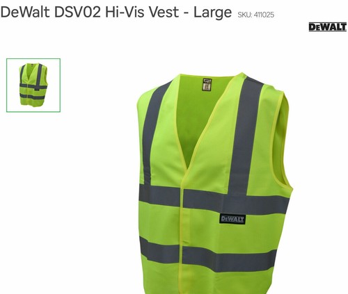 Dewalt visibility vest - dewalt,