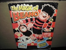 The magic beano sticker - of,