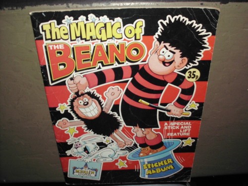 The magic beano sticker - of,