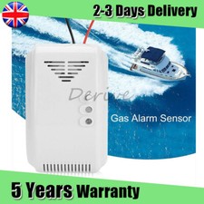 12V Gas Detector Sensor Alarm Propane Butane LPG Natural Motor Home Camper UK