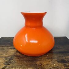 Vintage Retro Orange Glass Lampshade 