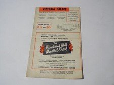 1964 Programme Black and white minstrel show at Victoria Palace