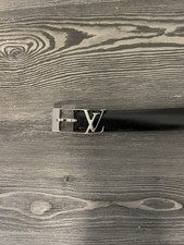 Louis Vuitton Black Leather Belt ? Sz 34 | Minimal Logo | Auth & Gently Used