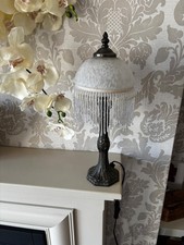 Art Deco Style Lamp white