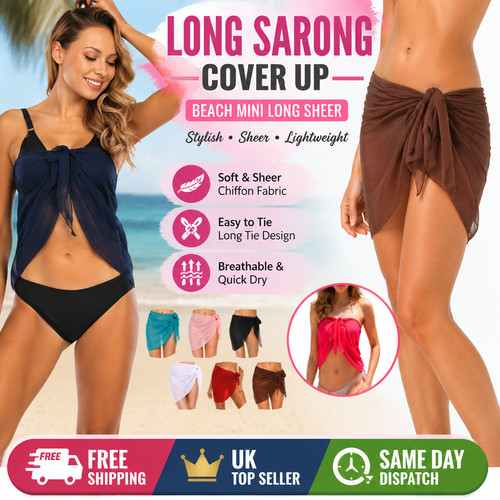 Long sarong cover beach - sarong,
