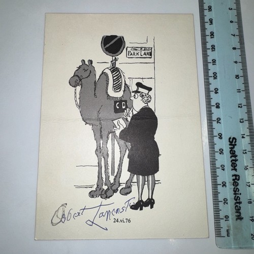 Osbert lancaster autograph - osbert,