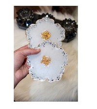 Coasters Set of 4 White and