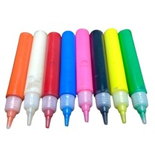 8x Fabric Paint Pens Assorted