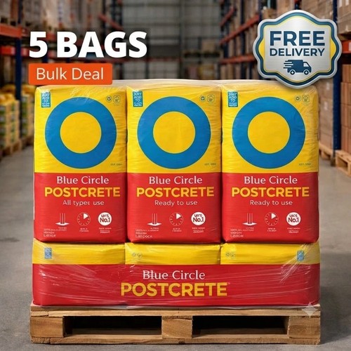 Blue circle postcrete 100kg - circle, (5