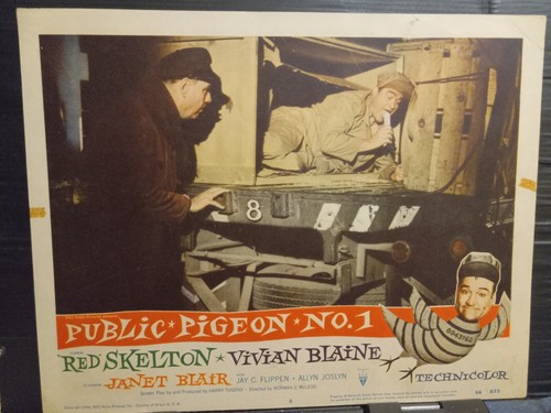Lobby card 1956 public - card, pigeon
