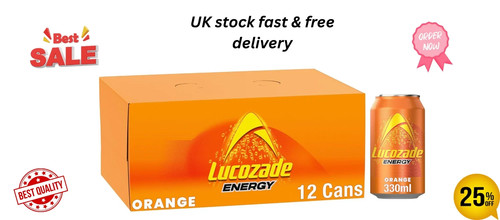 Lucozade energy drink orange - energy,