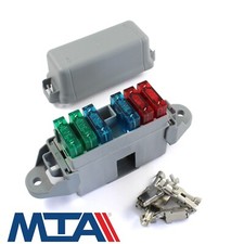 6 Way Maxi Blade Fuse Box