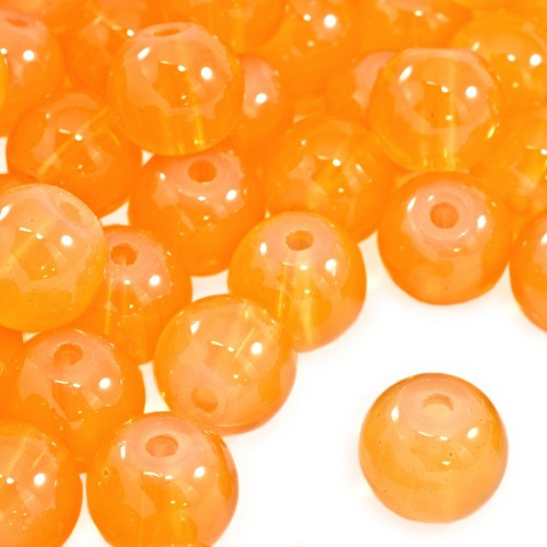 6mm amber orange glass - 6mm,