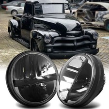 Pair 7" Round LED Headlights