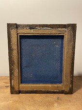 RARE - Reclaimed Church Chapel Confessional Mesh Window Salvage Gothic Curiosity