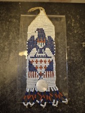 Early antique beaded folk - early, art