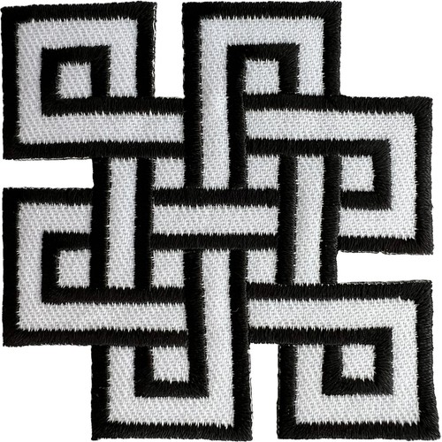 Endless knot patch iron - endless, sew