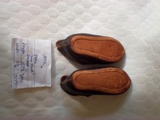 Antique french doll shoes - ,