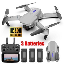 3 Batteries Drone X Pro 4K HD