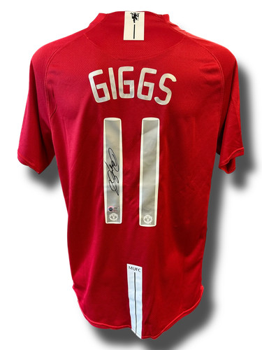 Ryan giggs signed manchester - signed,