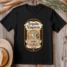Cowboy Tequila T-shirt Western Line Dancing Cowboy T-Shirt