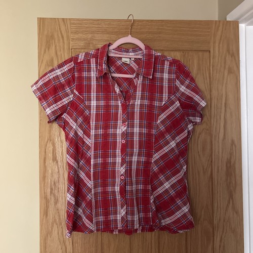 Cotton traders red check - red,