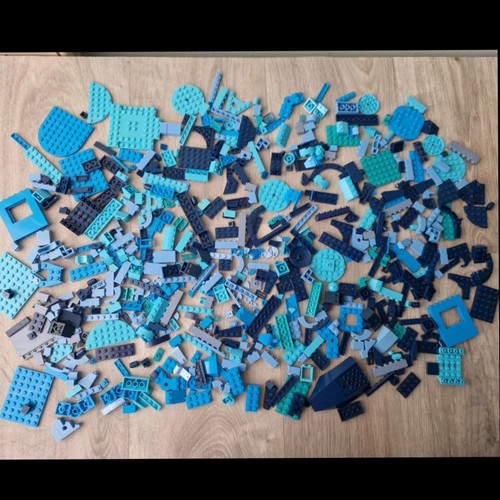 Lego shades various blue - of,