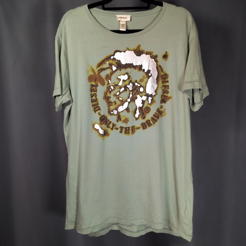 Y2k diesel shirt - mens, xl