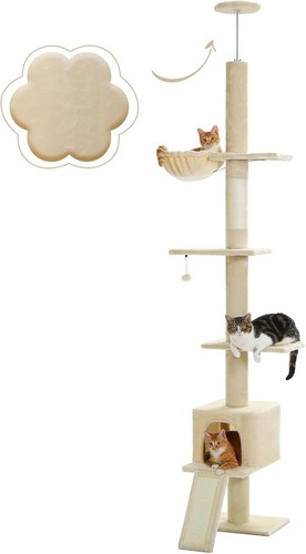 Floor ceiling cat tree - ceiling,