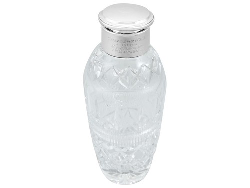 Antique cut glass and - and, sterling