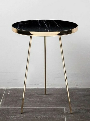 Real marble coffee table side - marble,