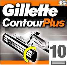 GENUINE Gillette Contour Plus Razor Blades for Men With Comfort System 10 Pack