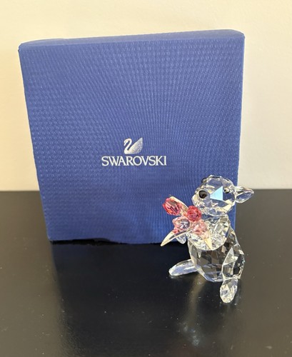 Swarovski rabbit with - with, tulips