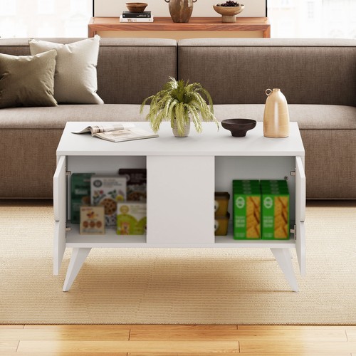 Modern coffee table with - coffee,