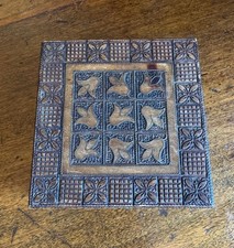 Wooden Trinket Box Hand Carved