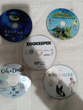 selection of 5 dvds disc only