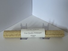 Laura Ashley Allegra Gold Textured Finish Wallpaper Batch No: W066132-A/3