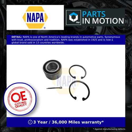 Wheel bearing kit - bearing, fits