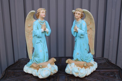 Pair antique religious - pair,